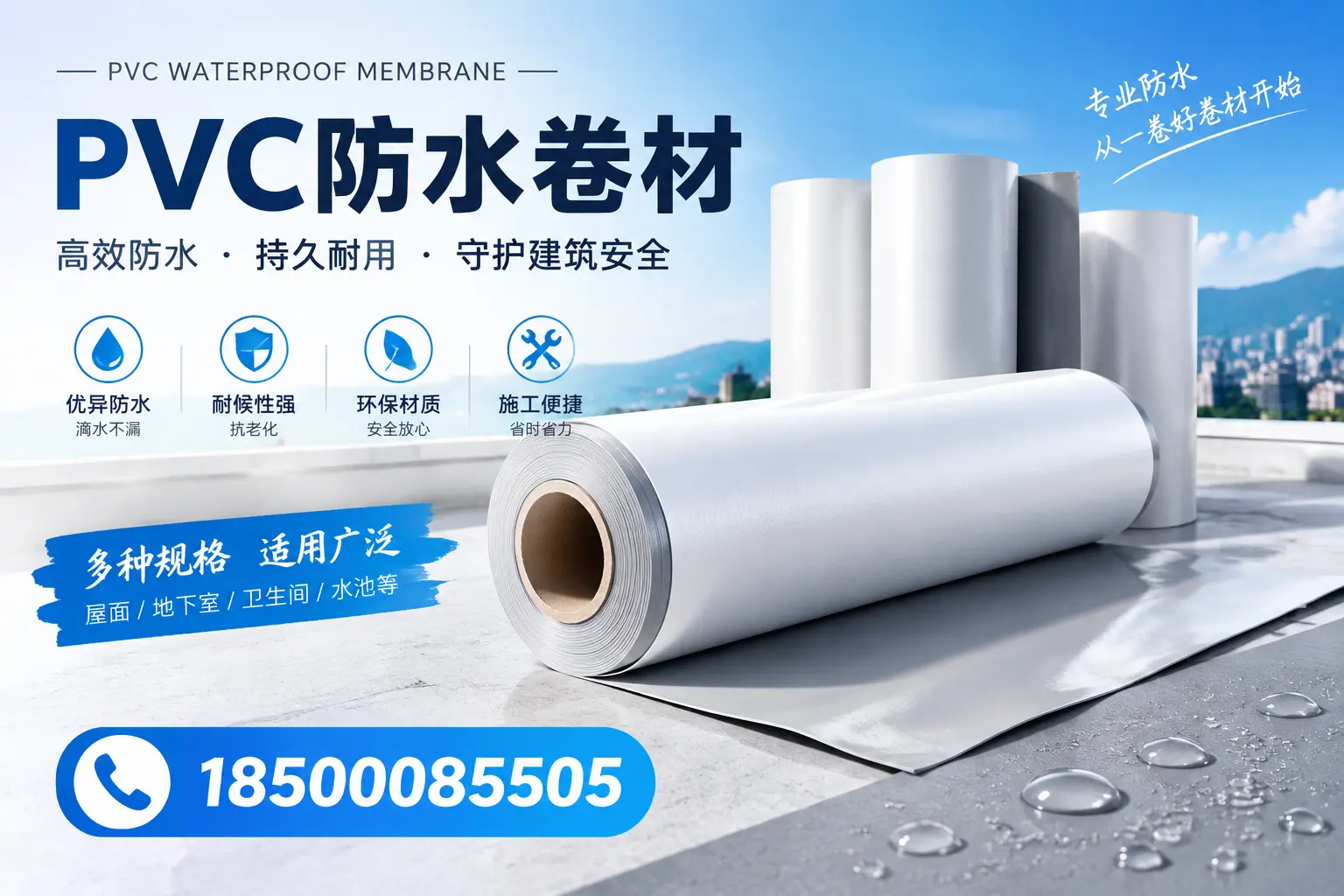 如何选择适合的PVC防水卷材？专家为您解答开封的需求