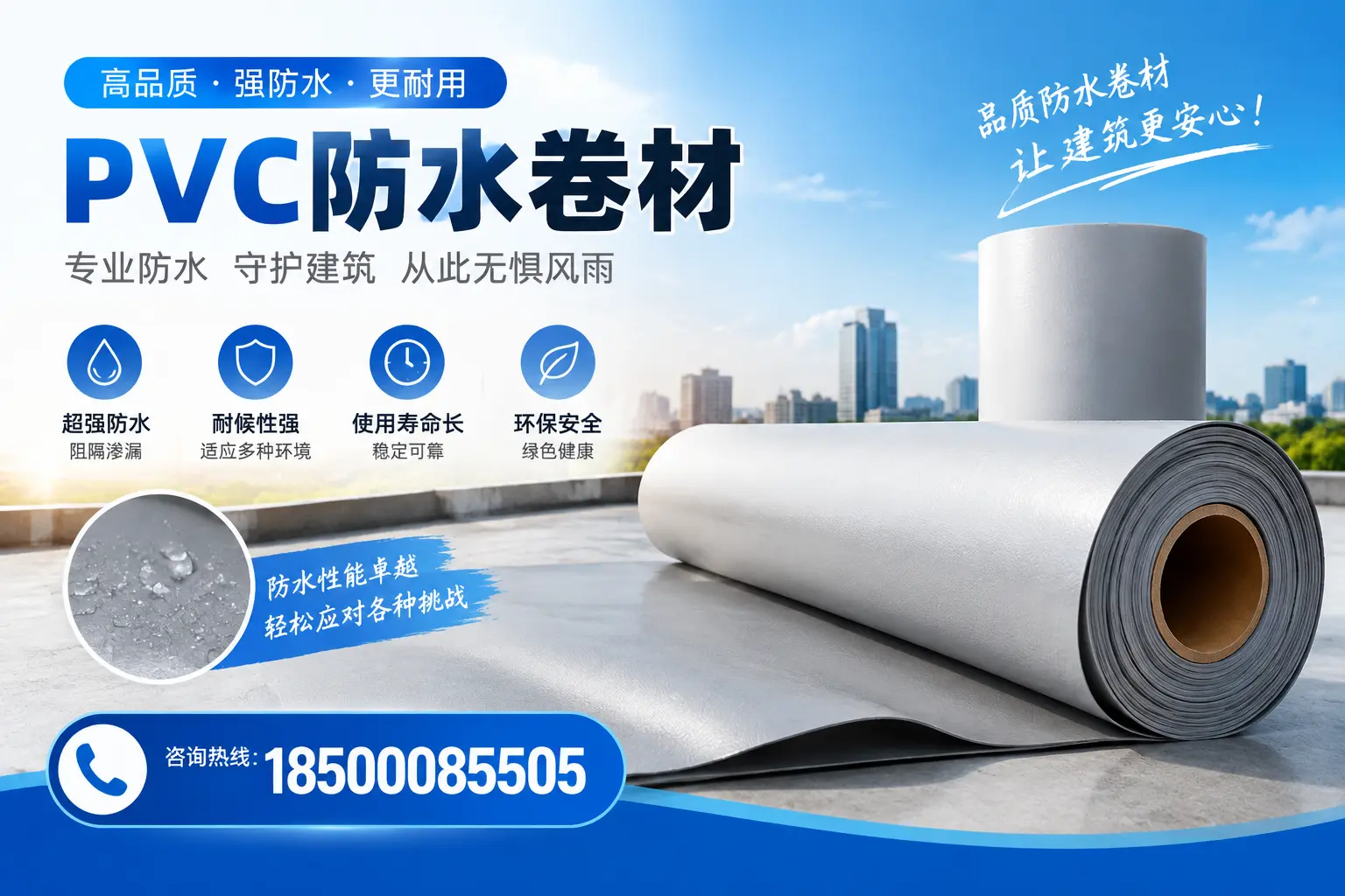 如何选择高质量的PVC防水卷材？开封消费者必看指南