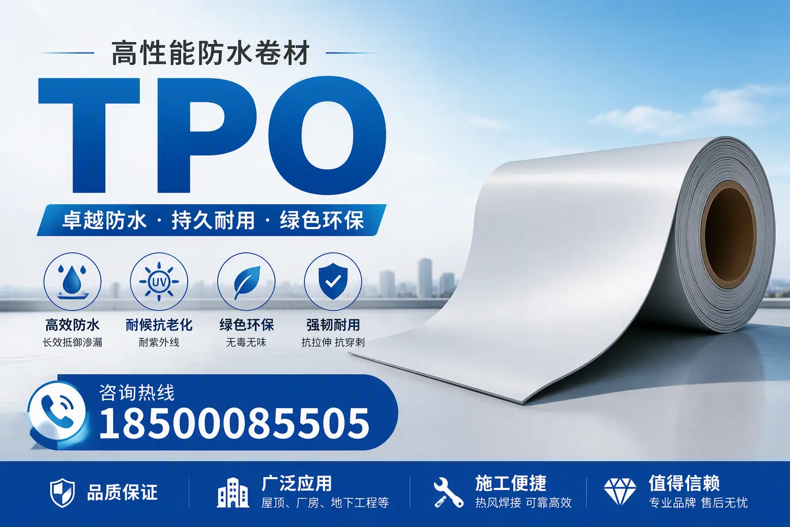 TPO材料的环保特性及其在开封的应用
